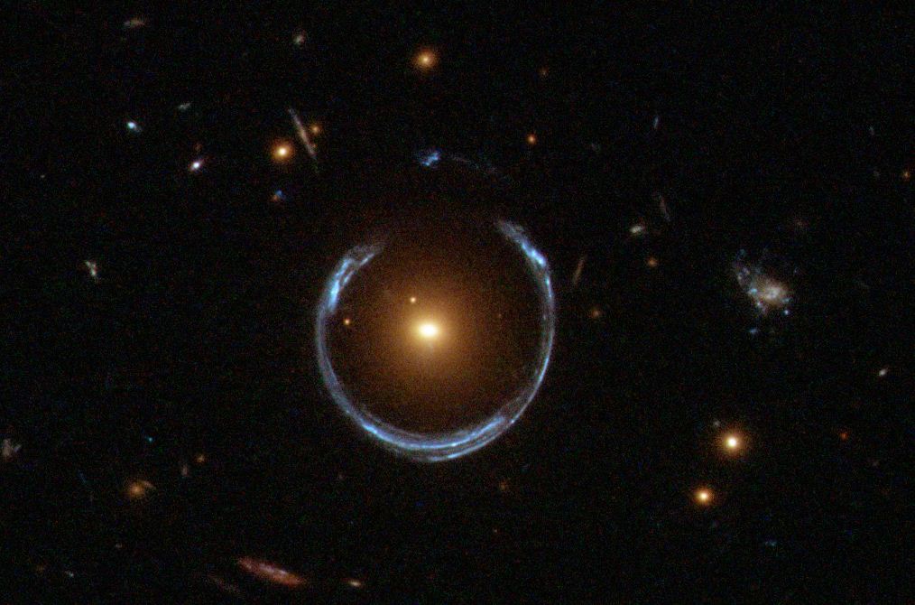 Einstein Ring LRG 3-757 from Hubble